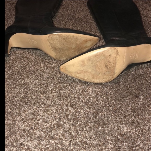 Via Spiga Black Leather Boots - Picture 3 of 5